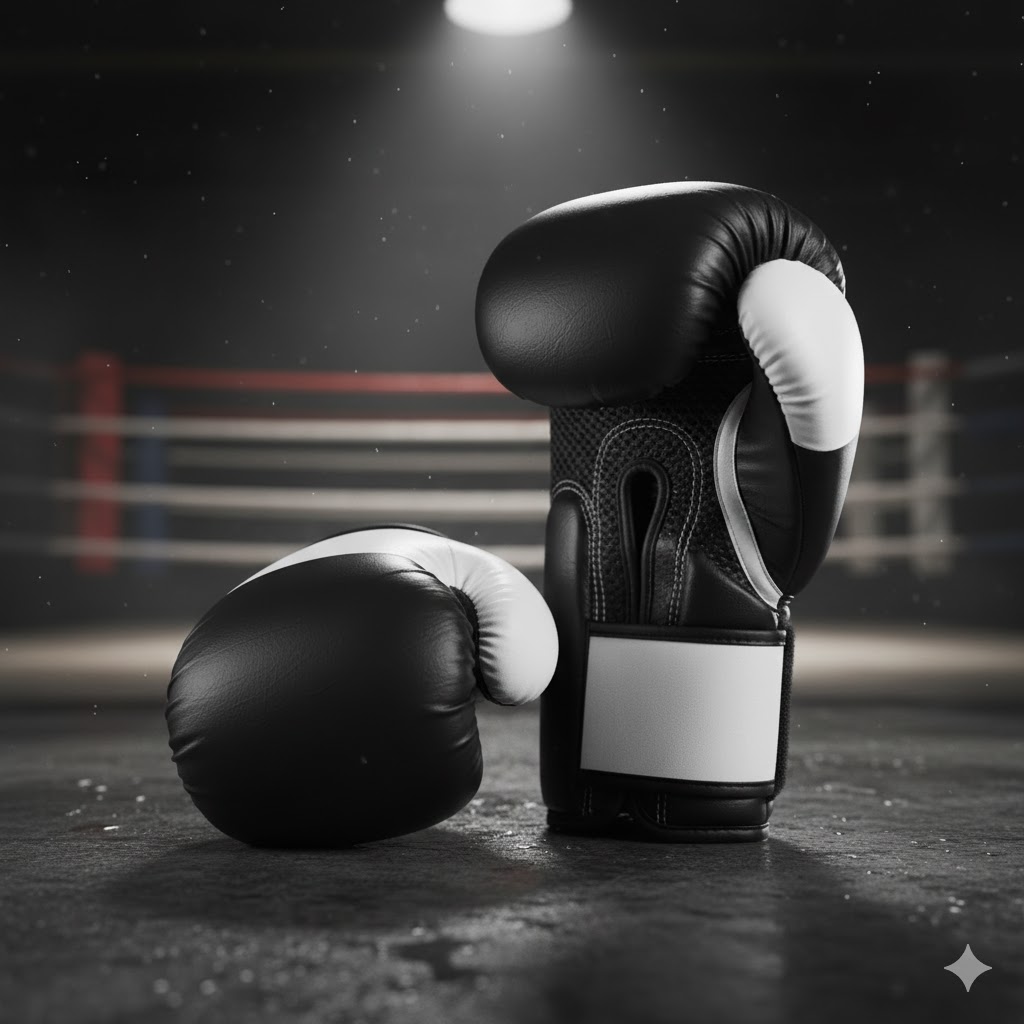 Găng tay đấm bốc hở ngón Cao cấp Đen Găng tay đấm bốc hở ngón Cao cấp Đen